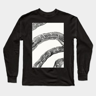 Linear Spatiality Minimal Art Long Sleeve T-Shirt